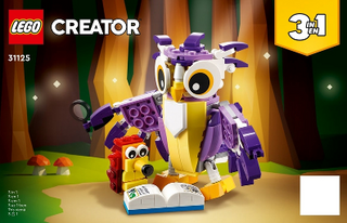 31125-Fantasy Forest Creatures - INSTRUCTIONS ONLY Instructions LEGO® Slightly Used Book 1