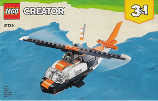 31126-Supersonic - jet - INSTRUCTIONS ONLY Instructions LEGO® Slightly Used Book 2
