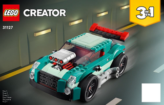 31127-Street Racer - INSTRUCTIONS ONLY Instructions LEGO® Slightly Used Book 1