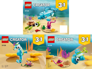 31128-Dolphin and Turtle - INSTRUCTIONS ONLY Instructions LEGO®