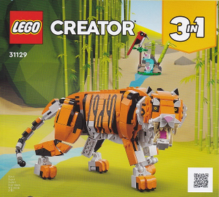 31129-Majestic Tiger - INSTRUCTIONS ONLY Instructions LEGO® Slightly Used Book 1