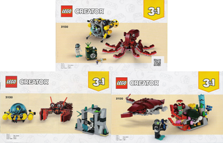 31130-Sunken Treasure Mission - INSTRUCTIONS ONLY Instructions LEGO®