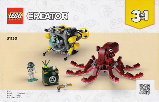 31130-Sunken Treasure Mission - INSTRUCTIONS ONLY Instructions LEGO® Slightly Used Book 1