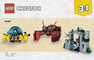 31130-Sunken Treasure Mission - INSTRUCTIONS ONLY Instructions LEGO® Slightly Used Book 2