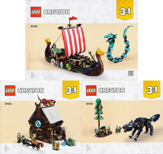 31132-Viking Ship and Midgard Serpent - INSTRUCTIONS ONLY Instructions LEGO®