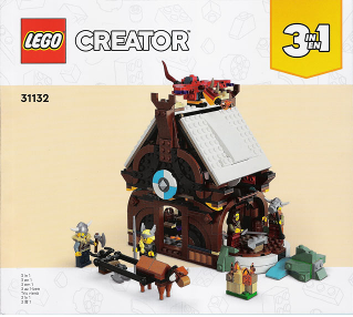 31132-Viking Ship and Midgard Serpent - INSTRUCTIONS ONLY Instructions LEGO® Slightly Used Book 2