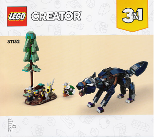 31132-Viking Ship and Midgard Serpent - INSTRUCTIONS ONLY Instructions LEGO® Slightly Used Book 3