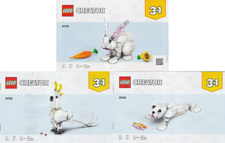 31133-White Rabbit - INSTRUCTIONS ONLY Instructions LEGO®