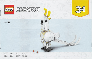 31133-White Rabbit - INSTRUCTIONS ONLY Instructions LEGO® Slightly Used Book 2