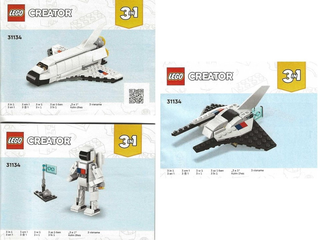 31134-Space Shuttle - INSTRUCTIONS ONLY Instructions LEGO®