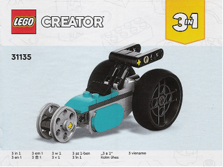 31135-Vintage Motorcycle - INSTRUCTIONS ONLY Instructions LEGO® Slightly Used Book 3