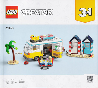 31138-Beach Camper Van - INSTRUCTIONS ONLY Instructions LEGO® Slightly Used Book 1