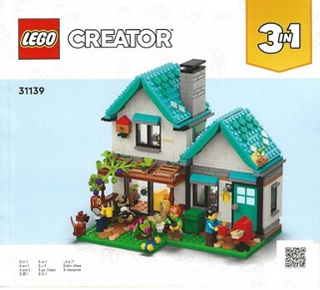 31139-Cozy House - INSTRUCTIONS ONLY Instructions LEGO® Slightly Used Book 1