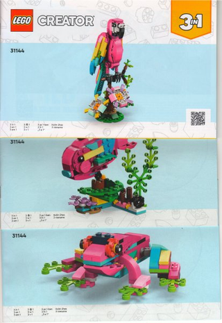 31144-Exotic Pink Parrot - INSTRUCTIONS ONLY Instructions LEGO®