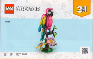 31144-Exotic Pink Parrot - INSTRUCTIONS ONLY Instructions LEGO® Slightly Used Book 1
