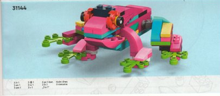 31144-Exotic Pink Parrot - INSTRUCTIONS ONLY Instructions LEGO® Slightly Used Book 3