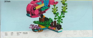 31144-Exotic Pink Parrot - INSTRUCTIONS ONLY Instructions LEGO® Slightly Used Book 2