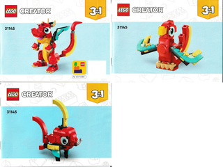 31145-Red Dragon - INSTRUCTIONS ONLY Instructions LEGO®