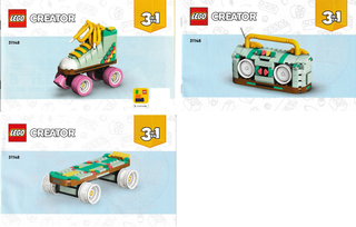 31148-Retro Roller Skate - INSTRUCTIONS ONLY Instructions LEGO®