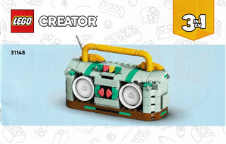 31148-Retro Roller Skate - INSTRUCTIONS ONLY Instructions LEGO® Slightly Used Book 2