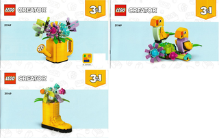 31149-Flowers in Watering Can - INSTRUCTIONS ONLY Instructions LEGO®