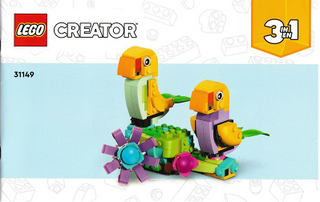 31149-Flowers in Watering Can - INSTRUCTIONS ONLY Instructions LEGO® Slightly Used Book 2