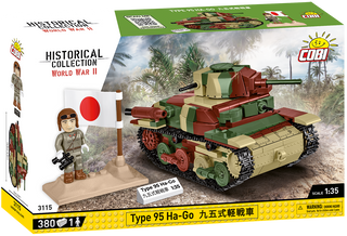 COBI Type 95 Ha-Go Tank: Set #3115 Cobi Kit Cobi Toys