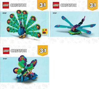 31157-Exotic Peacock - INSTRUCTIONS ONLY Instructions LEGO®