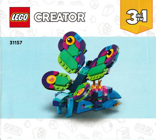 31157-Exotic Peacock - INSTRUCTIONS ONLY Instructions LEGO® Slightly Used Book 3