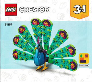 31157-Exotic Peacock - INSTRUCTIONS ONLY Instructions LEGO® Slightly Used Book 1