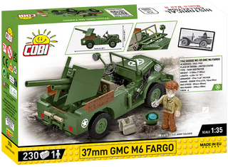 COBI 37mm GMC M6 Fargo Vehicle: Set #3116 Cobi Kit Cobi Toys