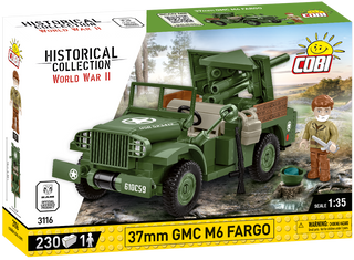 COBI 37mm GMC M6 Fargo Vehicle: Set #3116 Cobi Kit Cobi Toys