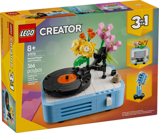 31172 - Record Player with Flowers - EMPTY BOX ONLY Empty Box LEGO®