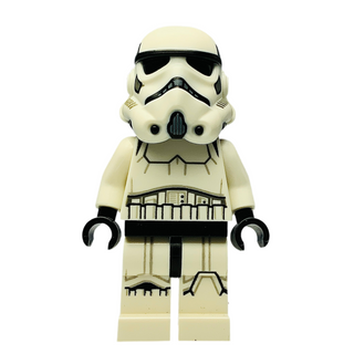 Stormtrooper, (Dual Molded Helmet, Gray Squares on Back) - Male, Light Nougat Head, Frown sw1137 Minifigure LEGO® Like New