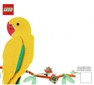 31211-The Fauna Collection - Macaw Parrots - INSTRUCTIONS ONLY Instructions LEGO® Slightly Used Book 1