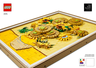 31215-Vincent van Gogh - Sunflowers - INSTRUCTIONS ONLY Instructions LEGO®
