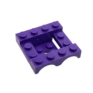 Vehicle, Mudguard 4 x 4 x 1 1/3 Double, Part# 24151 Part LEGO® Dark Purple
