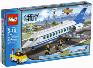 3181 - Passenger Plane - EMPTY BOX ONLY Empty Box LEGO®