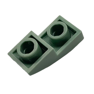 Slope, Curved 2 x 1 x 2/3 Inverted, Part# 24201 Part LEGO® Sand Green