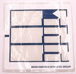 Sticker Sheet for Set Droid Tri-Fighter, 8086 - (88526/4568120), Part# 8086stk01 Part LEGO® Missing 11 Stickers