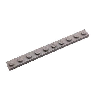 Plate 1x10, Part# 4477 Part LEGO® Light Bluish Gray 1 Part