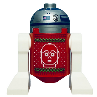Astromech Droid, R2-D2 - Holiday Sweater, sw1241 Minifigure LEGO®