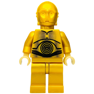 C-3PO, Pearl Gold with Pearl Gold Hands, sw0161 Minifigure LEGO® Like New