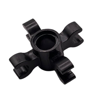 Technic, Pin Connector Round with 4 Clips (Horizontal Grip), Part# 90202 Part LEGO® Black