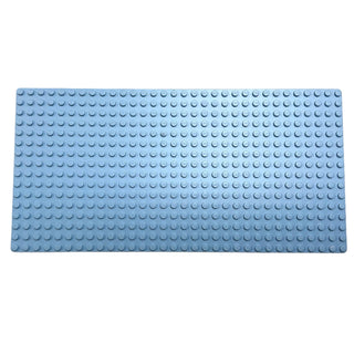 16x32 Lego® Baseplate, Part# 3857 Part LEGO® Bright Light Blue Very Good