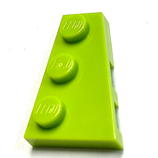 Wedge, Plate 3 x 2 Right, Part# 43722 Part LEGO® Lime