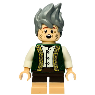 Peregrin Took (Pippin) - Dark Green Vest, lor149 Minifigure LEGO® Like New With Smokey Hair