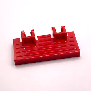 Hinge Train Gate 2 x 4 Locking Dual 2 Fingers without Rear Reinforcements, Part# 92092 Part LEGO® Red