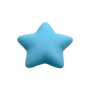Clikits, Icon Star 2 x 2 Small with Pin, Frosted (Solid and Transparent Colors), Part# 45463 Part LEGO® Sky Blue