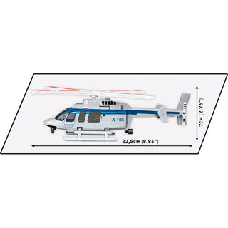 Bell 407 Policia Helicopter: COBI Set #26628 Building Kit Cobi Toys